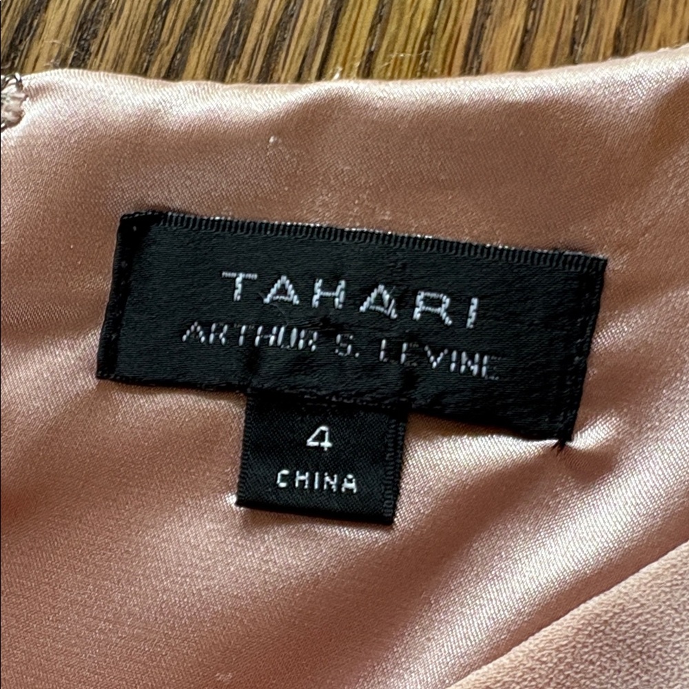 Tahari sz 4 blush pink midi dress - Picture 4 of 5